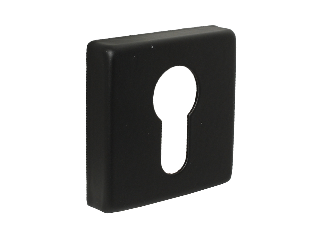Bocchetta Quadra Foro Yale per Cilindro Europeo d.50x50x10h varie finiture  Comit - immagine 2